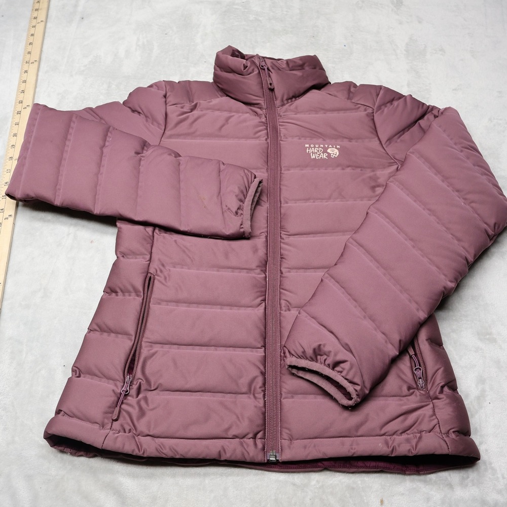 Mountain Hardwear Down Jacket Womens XS Purple Insulated 750 Fill Quilted Puffer